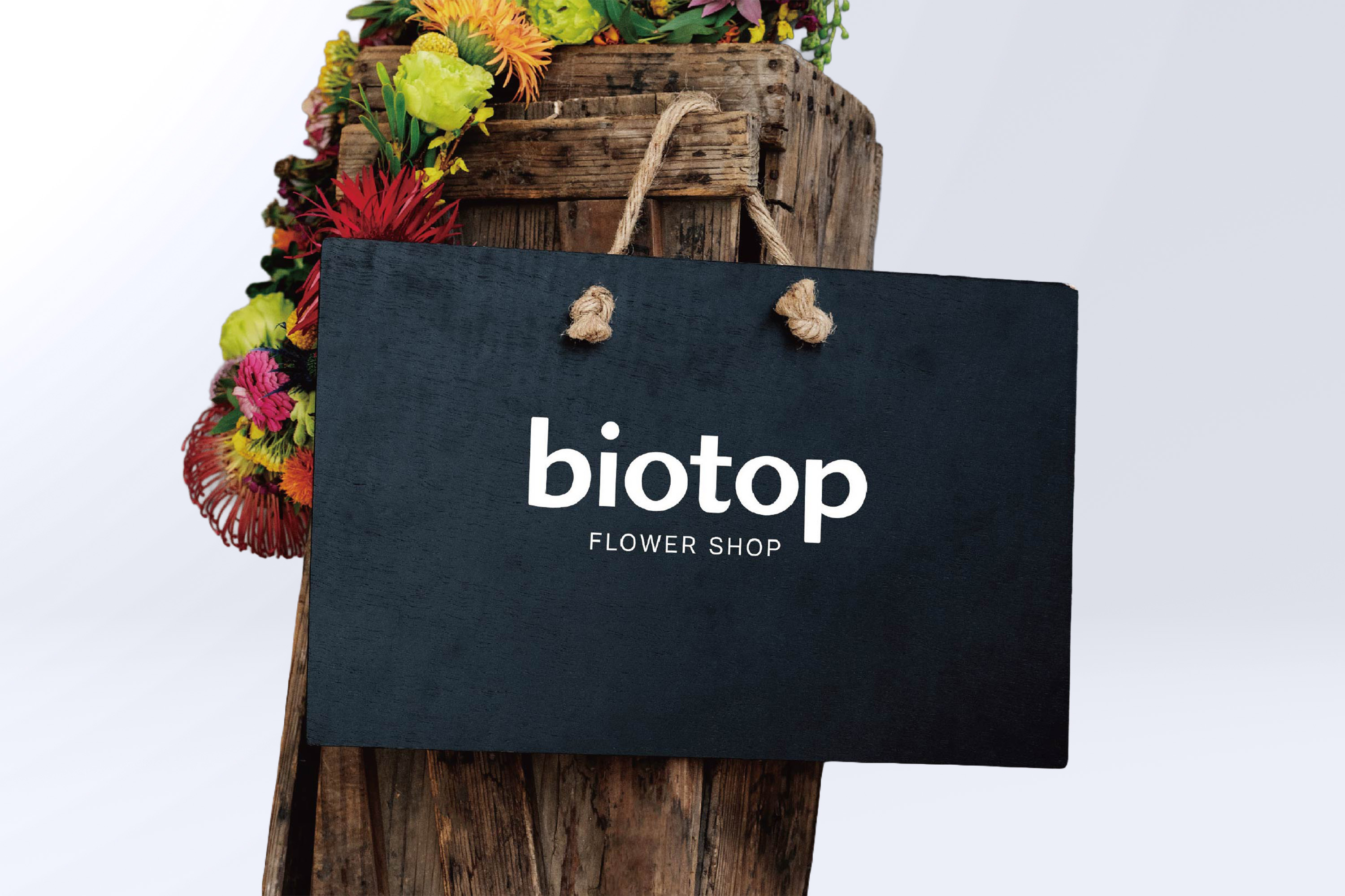 ショッパーデザイン【FLOWER SHOP biotop様】